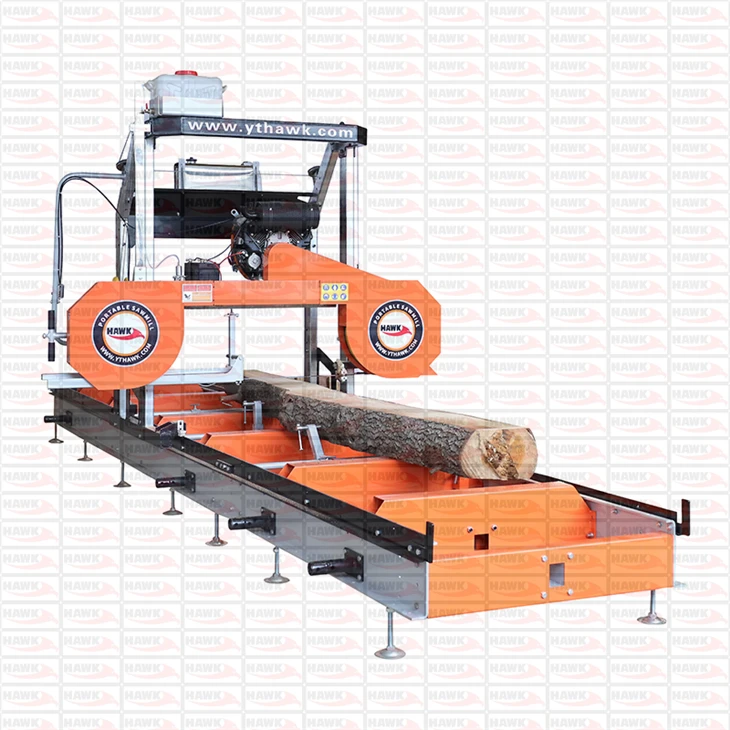 HS36G 6 Metre Saw Fixed Version Gasoline Engine Horizontal Sawmill