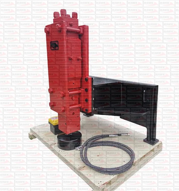 Skid Steer Loader Mounted Hydraulic Fence Pounder Hammer