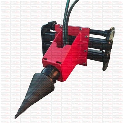 Kvalitná hydraulická kužeľová skrutková štiepačka dreva