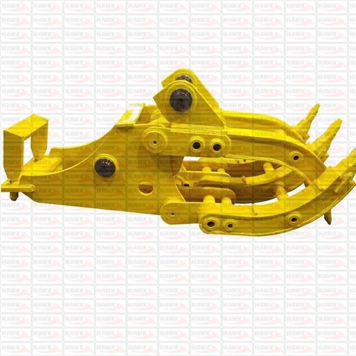 Stone Excavator Mechanical Grapple Attachment